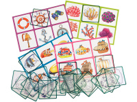 Лото для малышей "В синем море. Подбери контур" пластик, Куликова Е.Н. 978-5-8112-6961-7 от магазина "Карандаш"