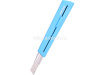 Нож канцелярский 9мм "Rio" голубой E2038blue от магазина "Карандаш"
