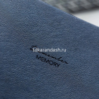 Бизнес-блокнот А5 96л клетка на резинке, гибкая обложка, синий EN130G-BLUE от магазина "Карандаш"