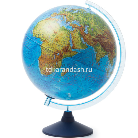 Глобус 320мм Земли физико-политический, интерактивный, с подсветкой от батареек INT13200289