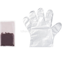 Краситель для ткани 20гр. бордо, с перчатками KRG от магазина "Карандаш"