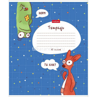 Тетрадь А5 18л клетка "Забавные животные" на скобе 5 дизайнов 18Т5В1/085843 от магазина "Карандаш"