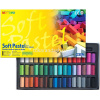 Пастель 48 цветов "Soft pastel" мягкая квадратная 1/2 длины, картон MGMPS48