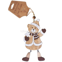 Панно подвесное Новый год 16см дерево 4 вида Y8432-19 от магазина "Карандаш"