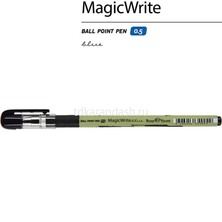 Ручка шариковая "MagicWrite. Милитари. Песочный" 0,5мм синяя 20-0240/14 от магазина "Карандаш"