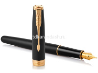 Ручка РП "Parker Sonnet Matte Black GT" F в подар.уп. 1931516 от магазина "Карандаш"