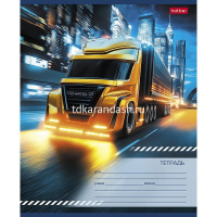 Тетрадь А5 18л клетка "Super truck" на скобе 5 дизайнов 18Т5В1/091433 от магазина "Карандаш"