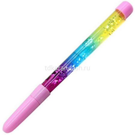 Ручка с блестками, цвет чернил ассорти 201217-129