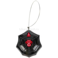 Паук р/у "Черная вдова" 15х15см (свет) пвх 1808F156-R от магазина "Карандаш"