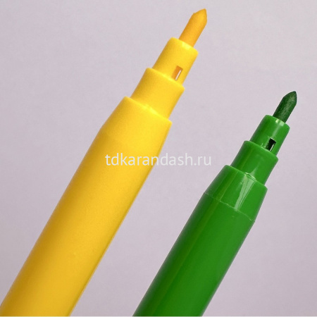 Фломастеры 12 цветов "Funcolor" с вентилируемым колпачком картон 32-0067 от магазина "Карандаш"