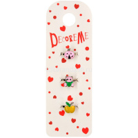 Набор колец детских 3шт. 6 видов 2-791/04 от магазина "Карандаш"