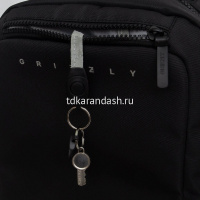 Рюкзак 29х41,5х18см, 740гр, 2 отделения, 2 кармана, черный/серый световозвращающий RU-534-1/2 от магазина "Карандаш"