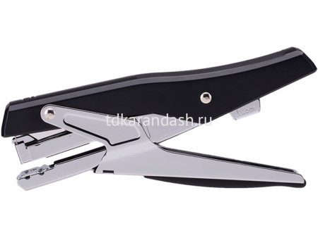 Степлер-плиер №24/6,26/6 25л глубина 40мм пластик черный E0329 от магазина "Карандаш"