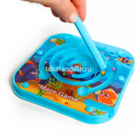 Картинка Игра логическая "Лабиринт" 13х13см магнитный, пластик MF2382 от магазина "Карандаш" Игра логическая "Лабиринт" 13х13см магнитный, пластик MF2382 от магазина "Карандаш"