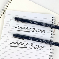 Ручка капиллярная "Pointliner Calligraphy" 2,0мм черная S20P-C20A от магазина "Карандаш"