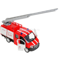 Машина "Газель пожарная Next" красная, инерционная, металл 15см (открыв. двери) NEXTFIR-15FIR-RD от магазина "Карандаш"