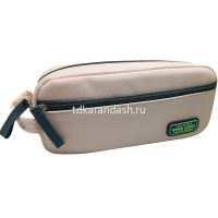 Пенал "Good luck" 21х9,5х6см, прямоугольный, 1 отделение, 1 карман, текстиль, с ручкой, 3 цвета от магазина "Карандаш"