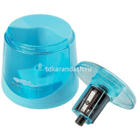 Точилка электрическая 1 отв. "Primavera" 74х74х74мм пластик, с контейнером, 4 цвета 35-0078 от магазина "Карандаш"