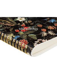 Ежедневник недатированный B6 "Flora. Лесные ягоды" 272стр., искусственная кожа, магнитная застежка от магазина "Карандаш"