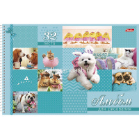 Альбом для рисования А4 32л "Милашки" на спирали, перфорация на отрыв, 5 дизайнов 32А4Всп/042605 от магазина "Карандаш"