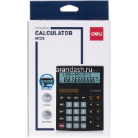 Калькулятор 12 разрядов 199х153х31мм черный EM126 от магазина "Карандаш"