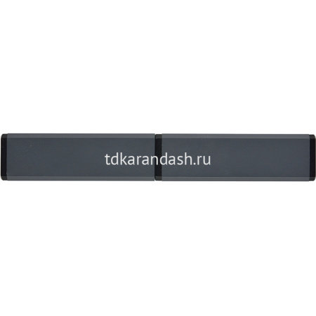 Футляр-туба для ручки прямоугольный, металл, серый 2-665/02 от магазина "Карандаш"