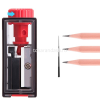 Точилка 1 отв. с контейнером, c регулятором заточки грифеля, пластик, 2 цвета 68660 от магазина "Карандаш"