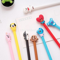 Ручка гелевая "Зверята" 0,5мм черная, ассорти ZB1213 от магазина "Карандаш"