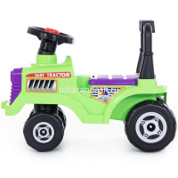 Каталка-автомобиль "Трактор Митя №2" 61х29х44см, зеленый, пластик 9196 от магазина "Карандаш"