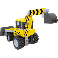 Конструктор пластмассовый AUSINI, "Строители: Экскаватор-погрузчик" (146 деталей) от магазина "Карандаш"