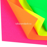 Набор цветной бумаги А4 4цв 8л "Сочный арбуз" флюоресцентная односторонняя 8Бц4ф_27271/076522 от магазина "Карандаш"