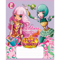 Тетрадь А5 18л клетка "Королевская академия" на скобе 5 дизайнов 18Т5В1/046638 от магазина "Карандаш"