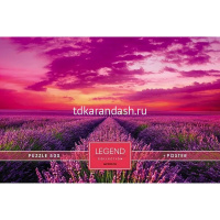 Пазлы 500 эл. "Premium. Legend Impression. Лавандовые поля" 48х33см с постером 071312 от магазина "Карандаш"