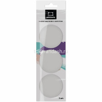 Набор холстов-значков круглые 5,6х5,6см 3шт. 100% хлопок 250г/м2 830311 от магазина "Карандаш"