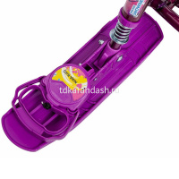 Снегокат "Тимка Спорт 4. Слалом" 290мм, со спинкой, розовый/чёрный ТС4-1/SL от магазина "Карандаш"