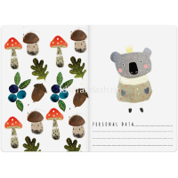 Тетрадь А5 40л клетка "Зверята" прошитый блок матовая ламинация 7-40-105 от магазина "Карандаш"