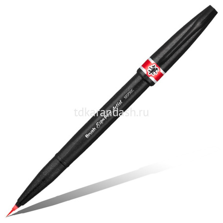 Маркер-кисть "Brush Sign Pen Artist" 0,5-5мм красный SESF30C-BX