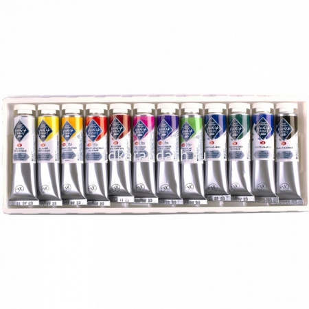 Краски темперные 12 цветов 18мл "Колористика. Яркая палитра" картон 16412282 от магазина "Карандаш"