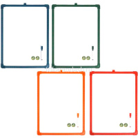 Доска для рисования магнитно-маркерная двусторонняя 20х30см (маркер с губкой, 2 магнита) 11421-24 от магазина "Карандаш"