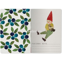 Тетрадь А5 40л клетка "Гномы" прошитый блок матовая ламинация 7-40-112 от магазина "Карандаш"