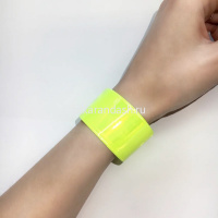 Слэп-браслет 40см светоотражающий, желтый M-7206 от магазина "Карандаш"