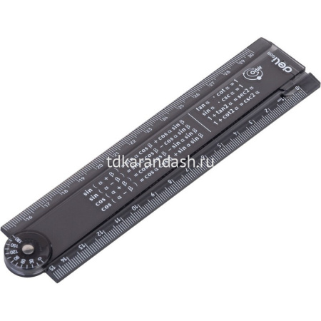 Линейка 15-30см "Orbit" складная, прозрачная тонированная, пластик EG01102 от магазина "Карандаш"