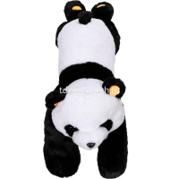 Панда 65см лежачая, с пледом, черно-белая XM24863 от магазина "Карандаш"
