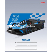 Тетрадь А5 12л клетка "Автоспорт" на скобе 5 дизайнов 12Т5В1/086123 от магазина "Карандаш"