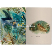 Тетрадь А5 40л клетка "Вечер в Гаграх" прошитый блок матовая ламинация 7-40-001/154 от магазина "Карандаш"