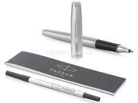 Ручка РЧ "Parker Sonnet Stainless Steel CT" премиум, F черная 1931511 от магазина "Карандаш"