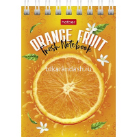 Блокнот А7 40л "Сладкое настроение" клетка, на спирали 6 дизайнов 081190 от магазина "Карандаш"