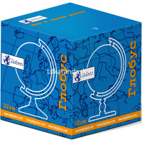 Глобус 320мм Земли физико-политический с подсветкой Рельефный Классик Евро Ке013200233 от магазина "Карандаш"