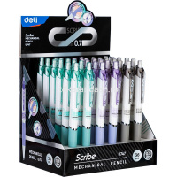 Картинка Карандаш автоматический "Scribe" 0,7мм с ластиком, резиновый грип, цвет корпуса ассорти EU747 от магазина "Карандаш" Карандаш автоматический "Scribe" 0,7мм с ластиком, резиновый грип, цвет корпуса ассорти EU747 от магазина "Карандаш"