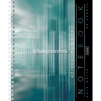 Тетрадь А5 96л клетка "Glass&Water" на спирали 2 дизайна 090312 от магазина "Карандаш"